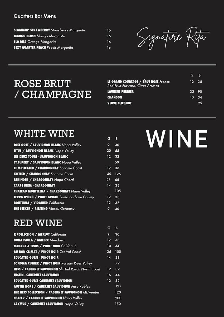 Quarters Korean BBQ Menu - Image 5